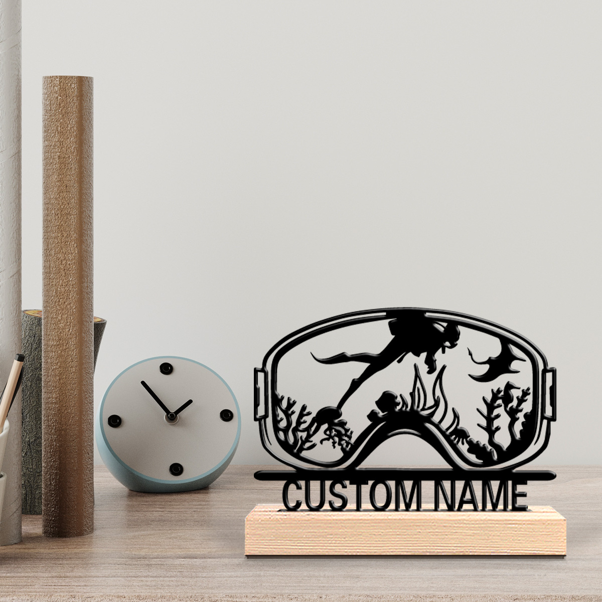Woodworking Room - 1 szt. Urocza, personalizowana, drewniana dekoracja