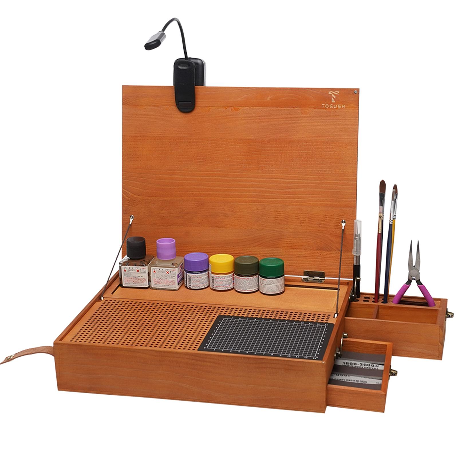 Woodworking Shops - Stół warsztatowy do modelarstwa, przenośny organizer