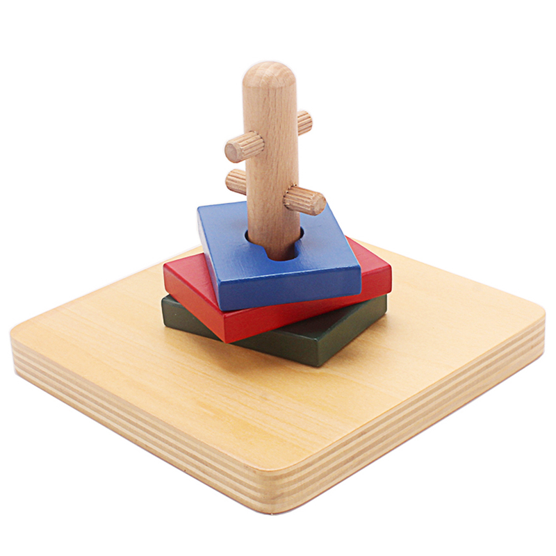 Woodworking For Kids - Niemowlę Montessori drewniane zabawki Twist &