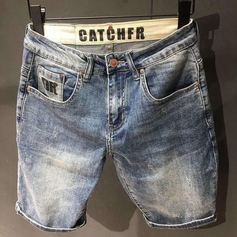 Woodworking Brand - Short Jeans Pants for Men Oversize