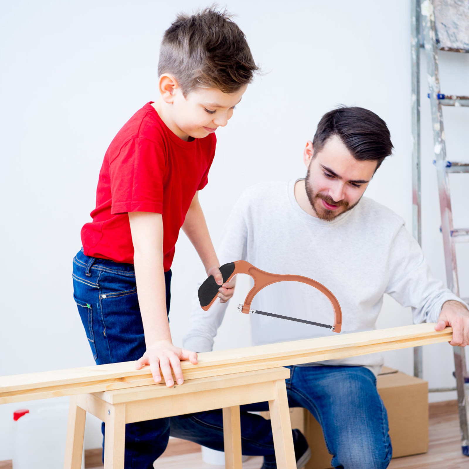 Woodworking For Kids - 1 zestaw mini piłki do drewna