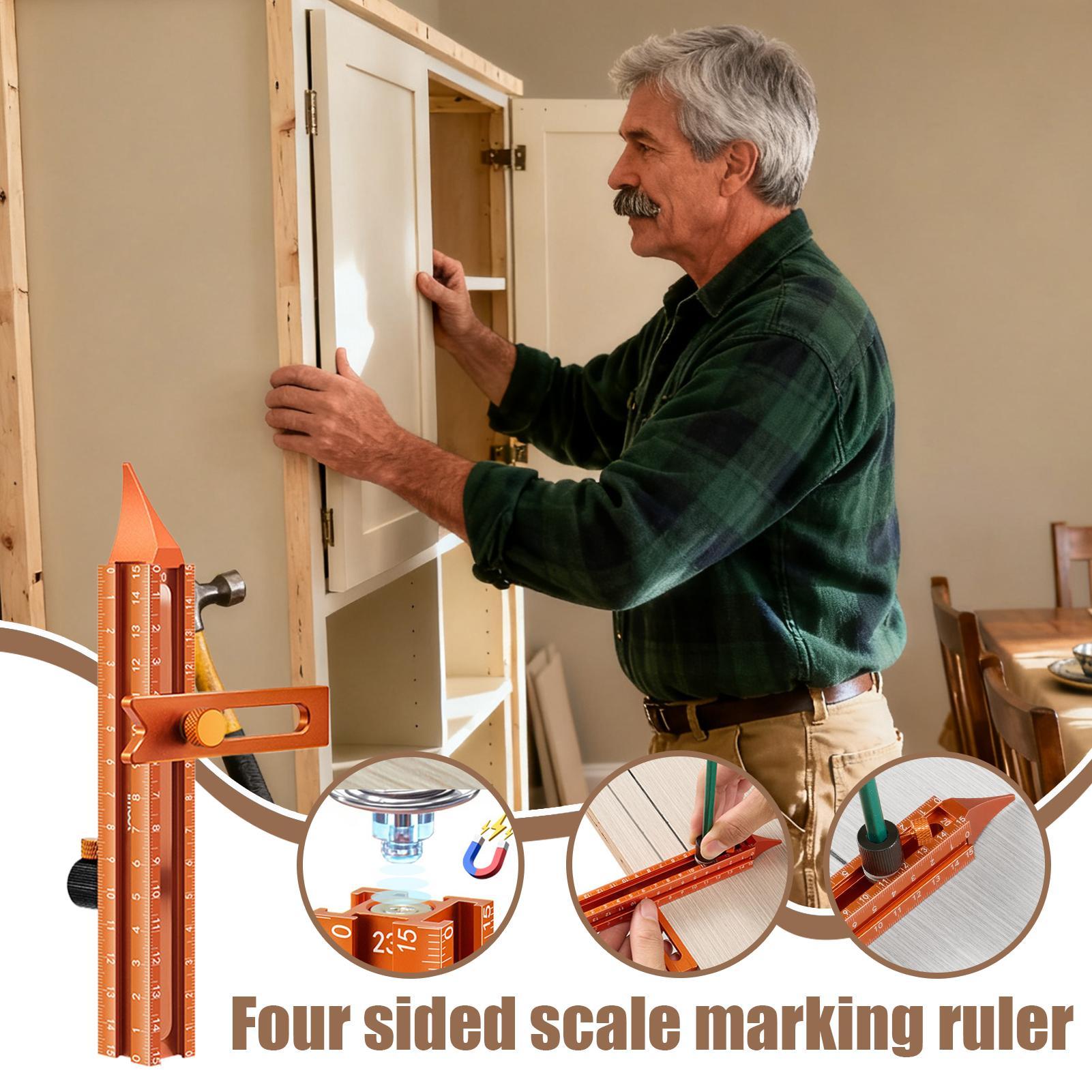 Liniał stolarski z magnetyczną – Woodworking Carpenter recenzja i cena