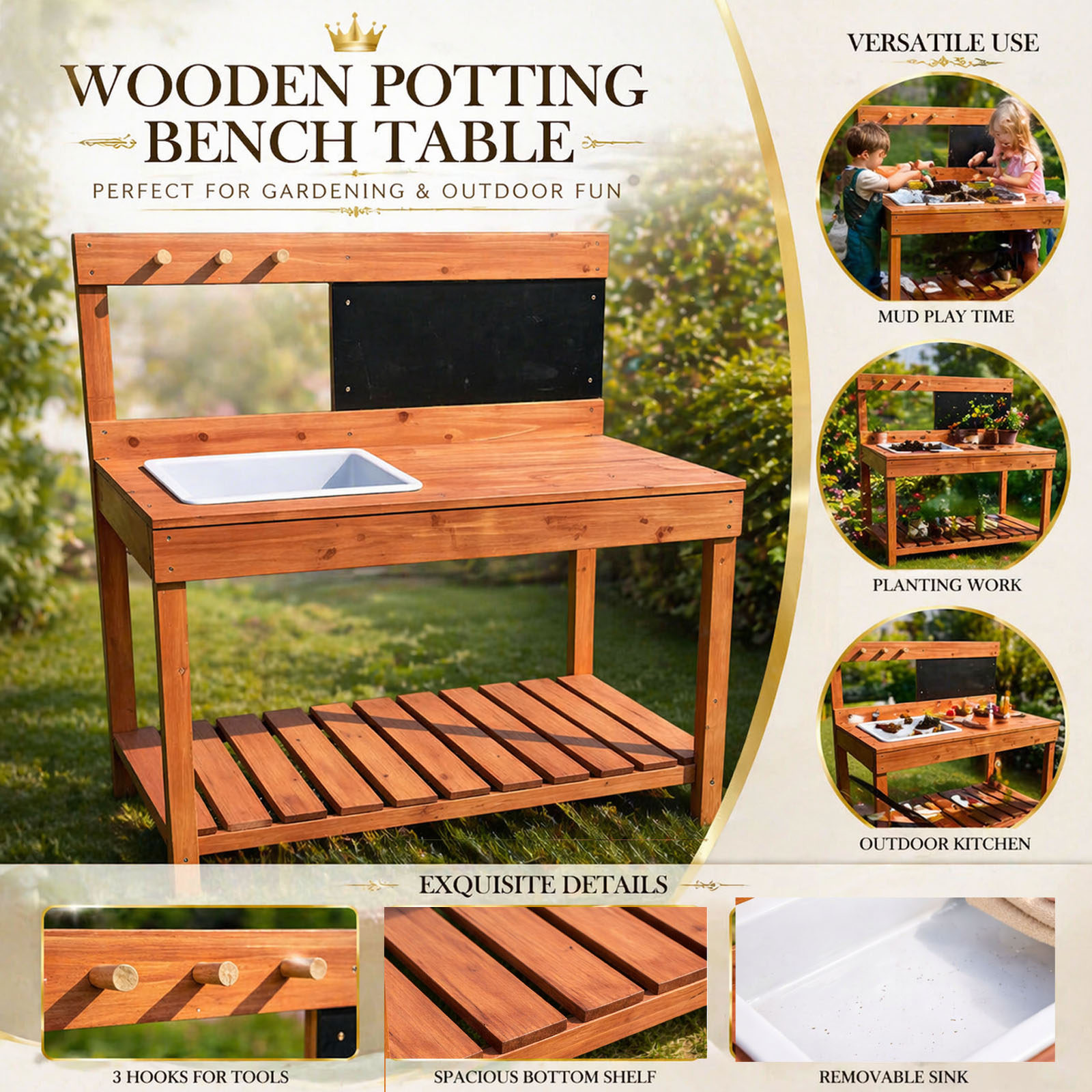 Drewniane stołki do sadzenia d – Woodworking For Kids recenzja i cena