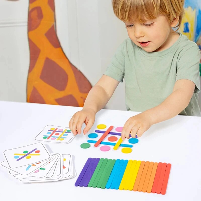 Dziecięca tęczowa łamigłówka m – Woodworking For Kids recenzja i cena