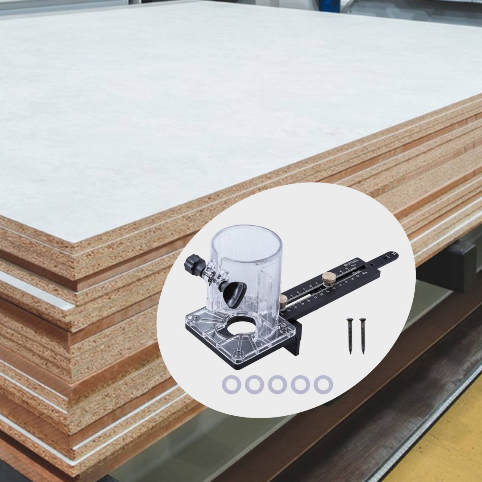 Szablon do frezowania okręgów, – Woodworking Carpenter recenzja i cena